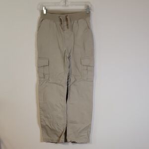 Basic Editions Men's Beige Cargo Pants